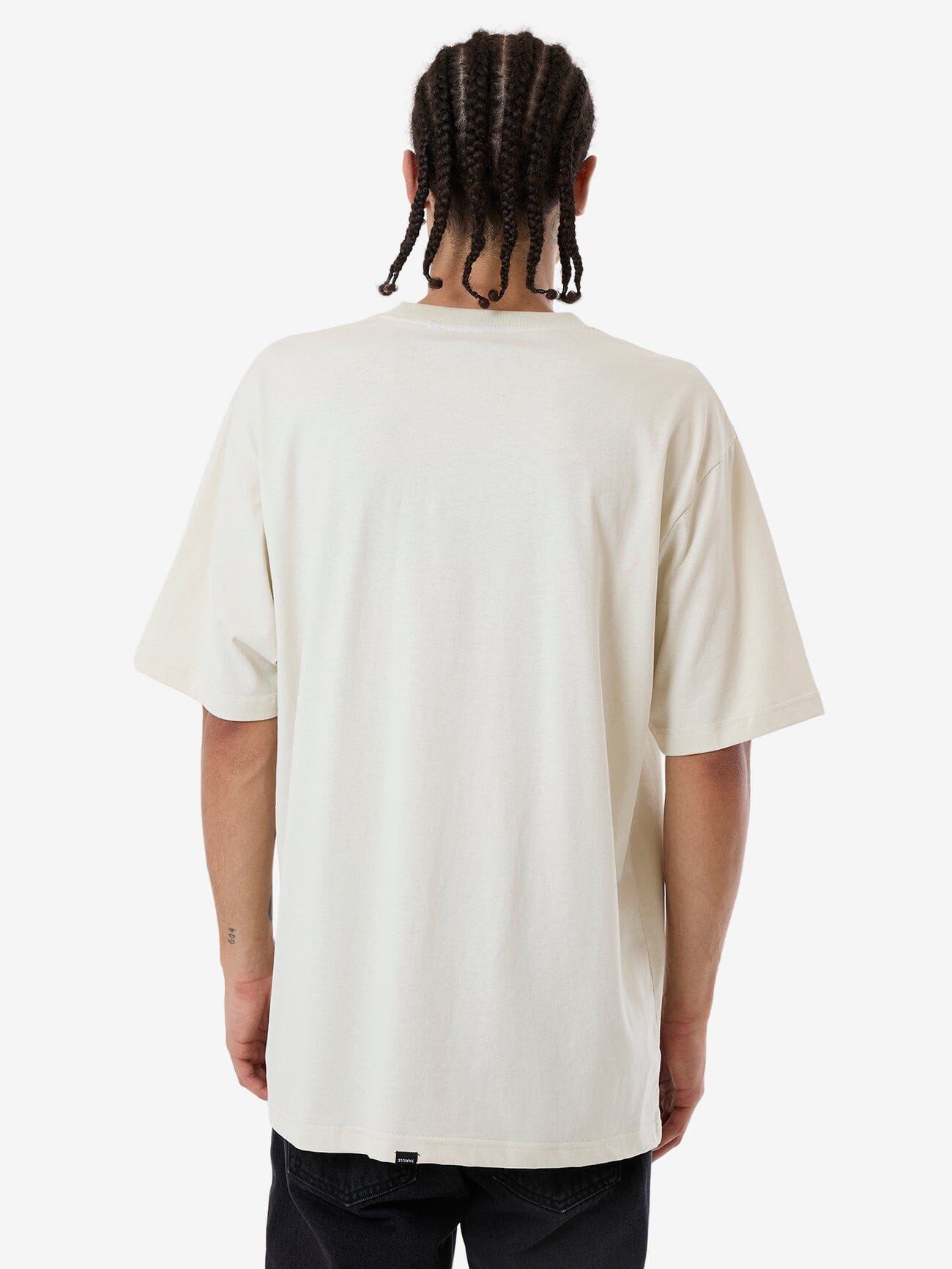 Above It All Oversize Fit Tee - Light Grey