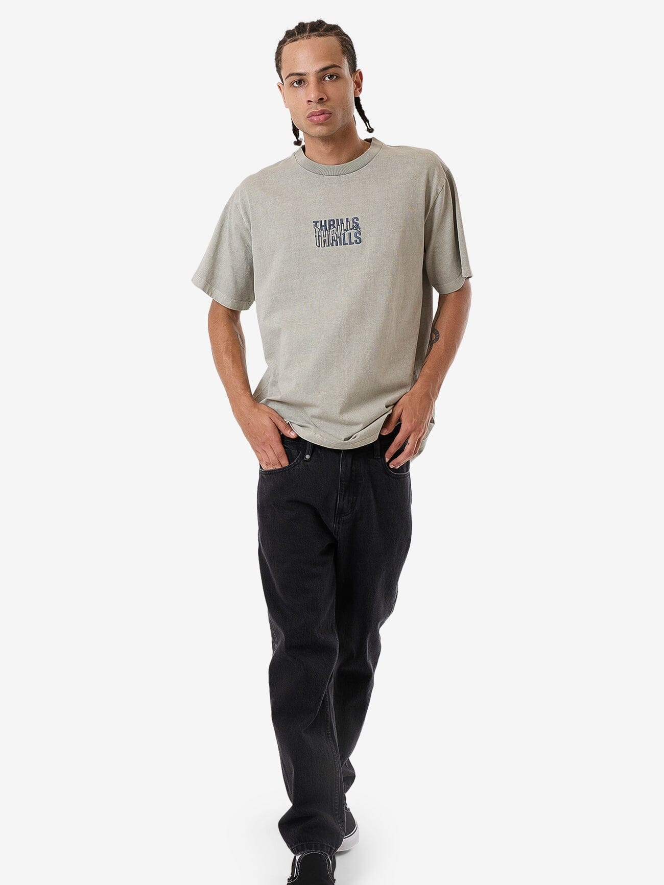 Warped State Embro Merch Fit Tee - Fog