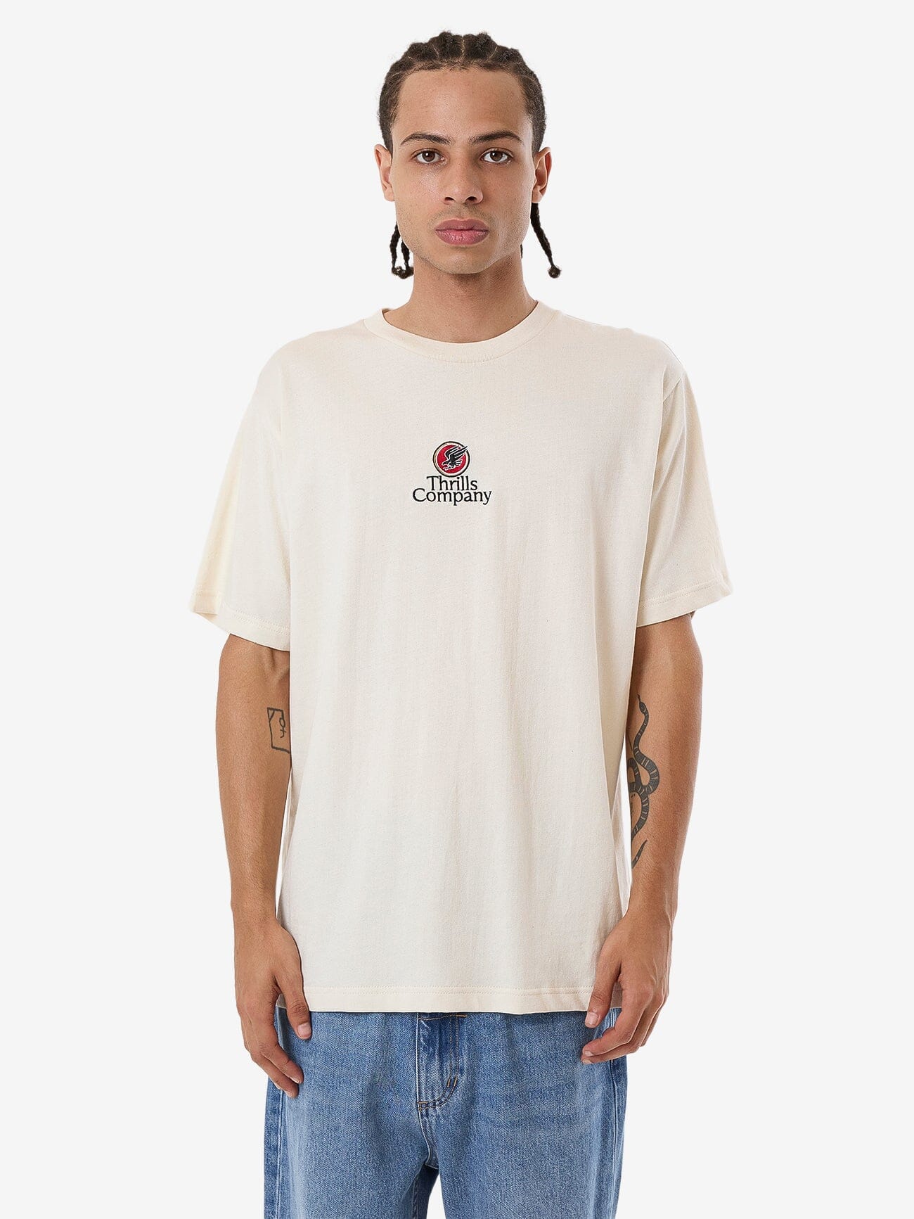 Airborne Merch Fit Tee - Unbleached XS