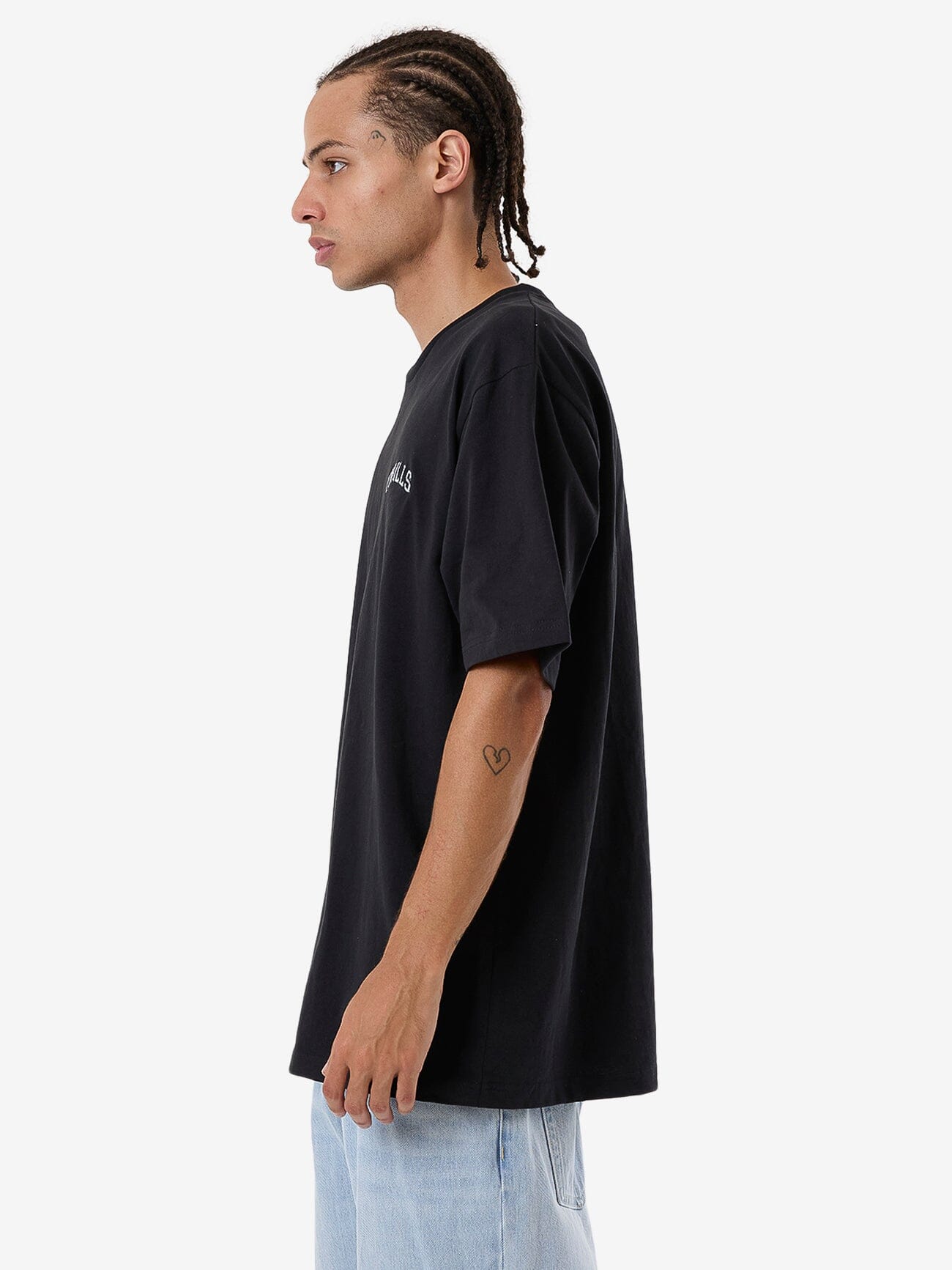 Believe Oversize Fit Tee - Black