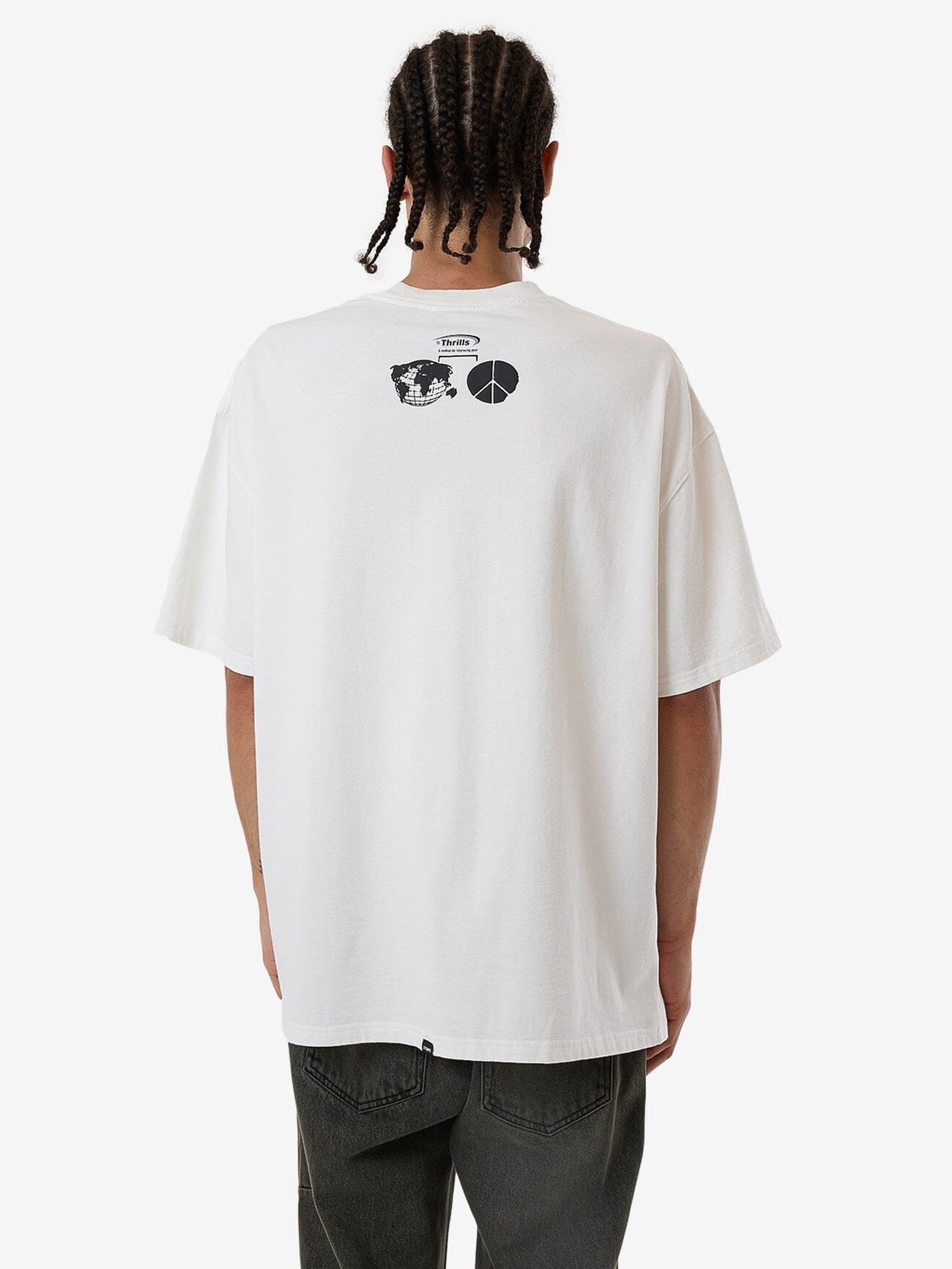 Method Box Fit Oversize Tee - Dirty White