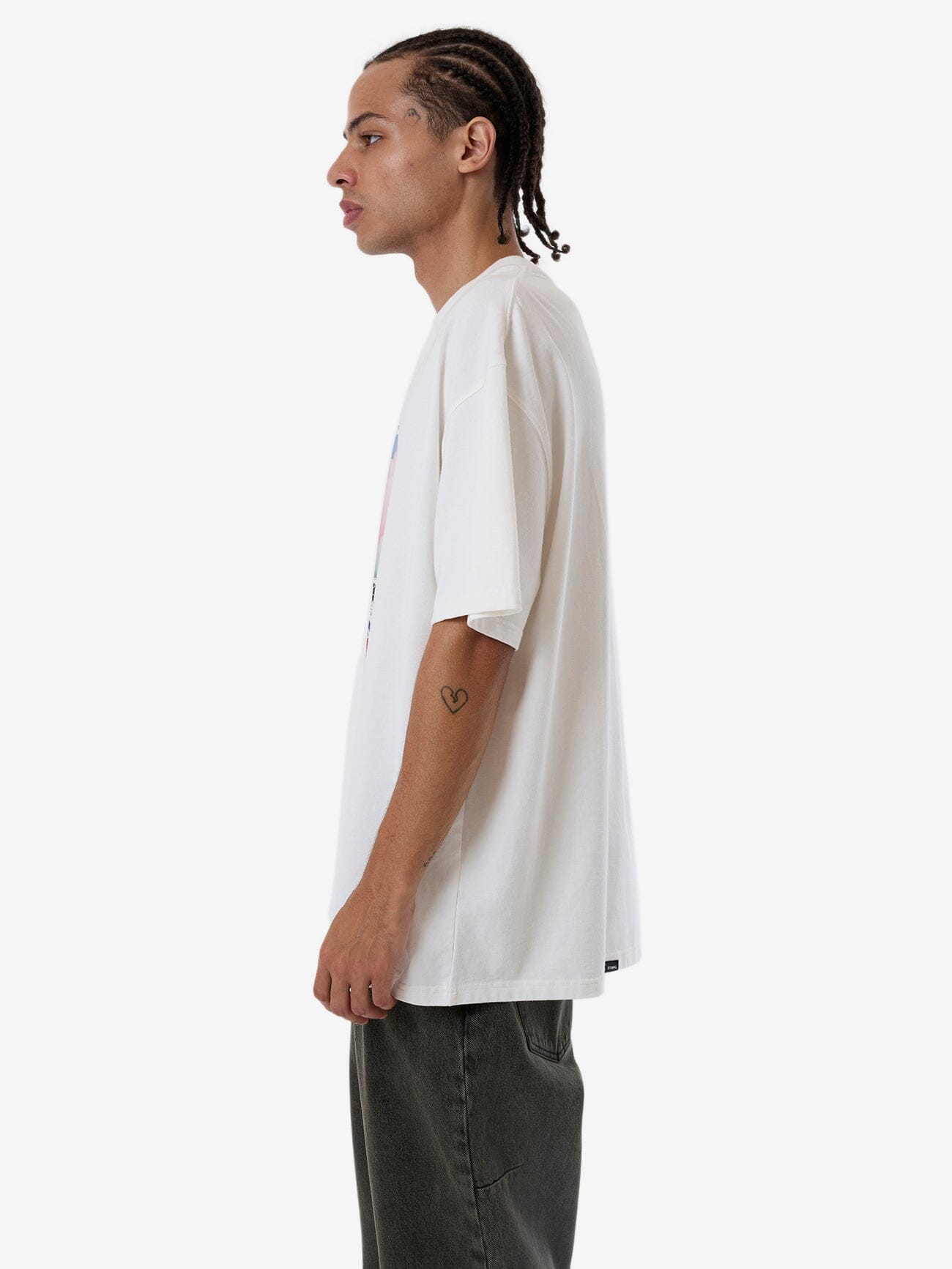 Method Box Fit Oversize Tee - Dirty White