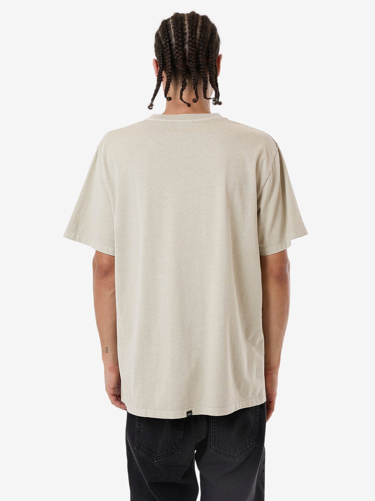 Lockstar Merch Fit Tee - Stone XS