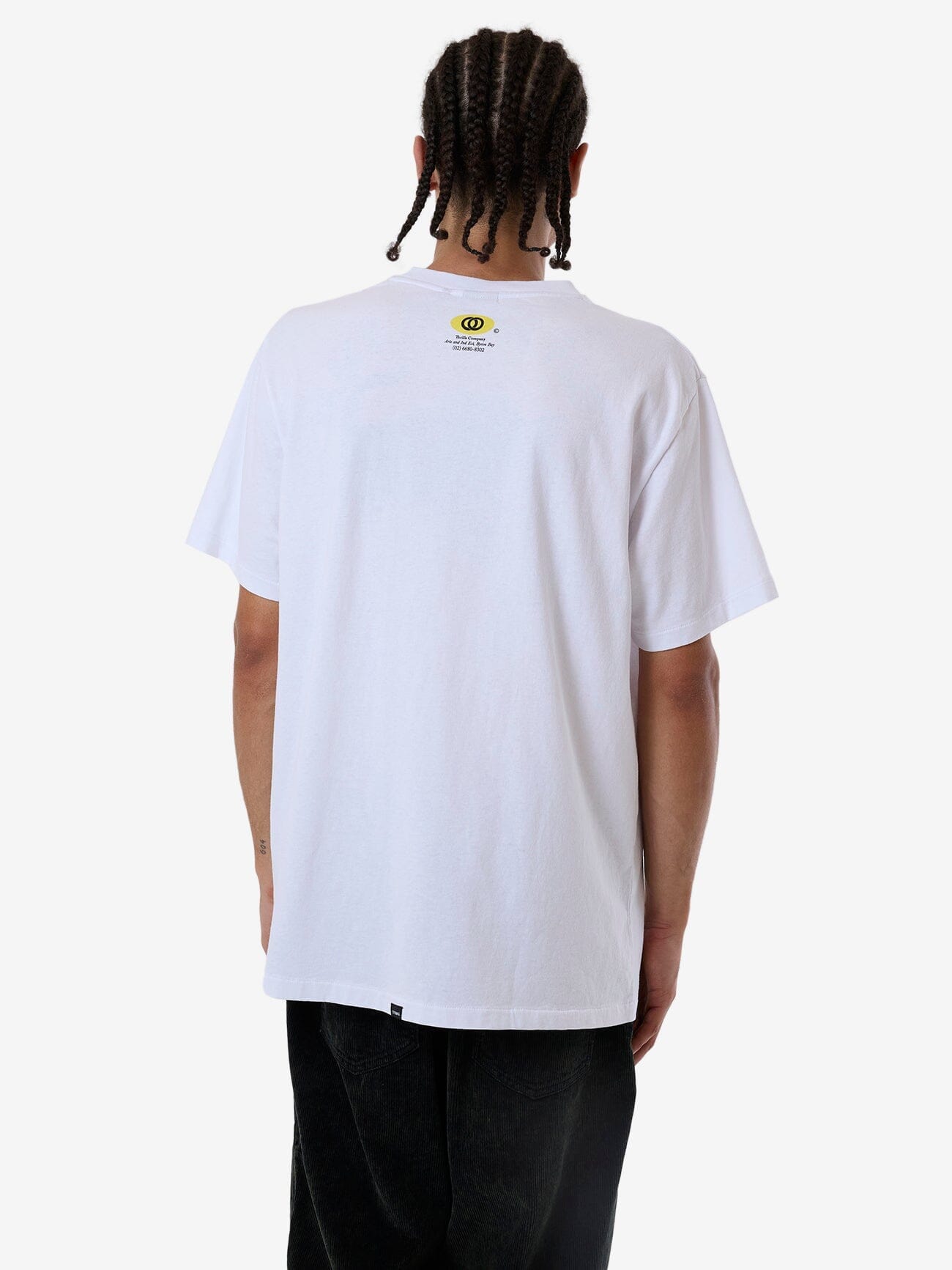 Anytime Merch Fit Tee - White