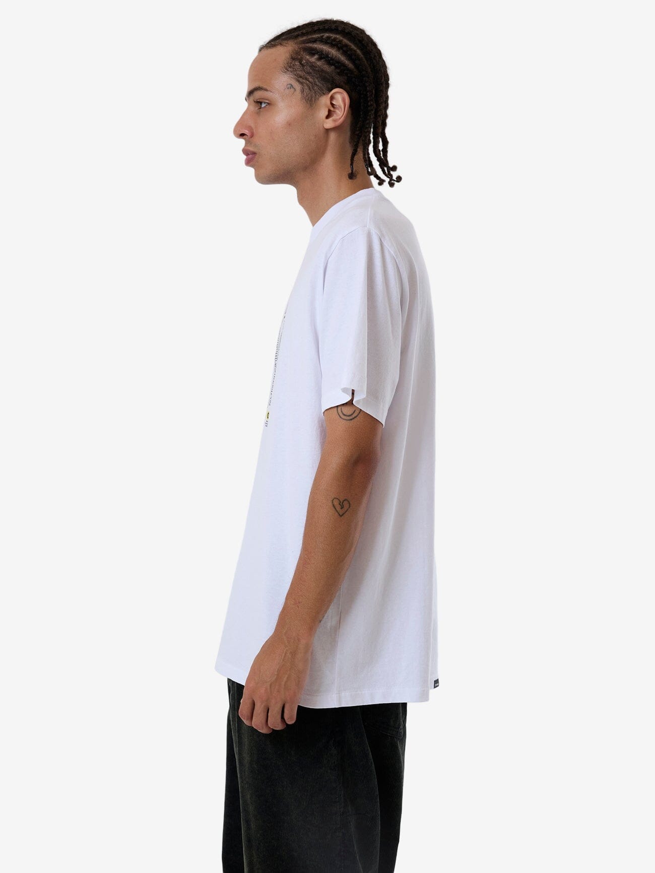 Anytime Merch Fit Tee - White