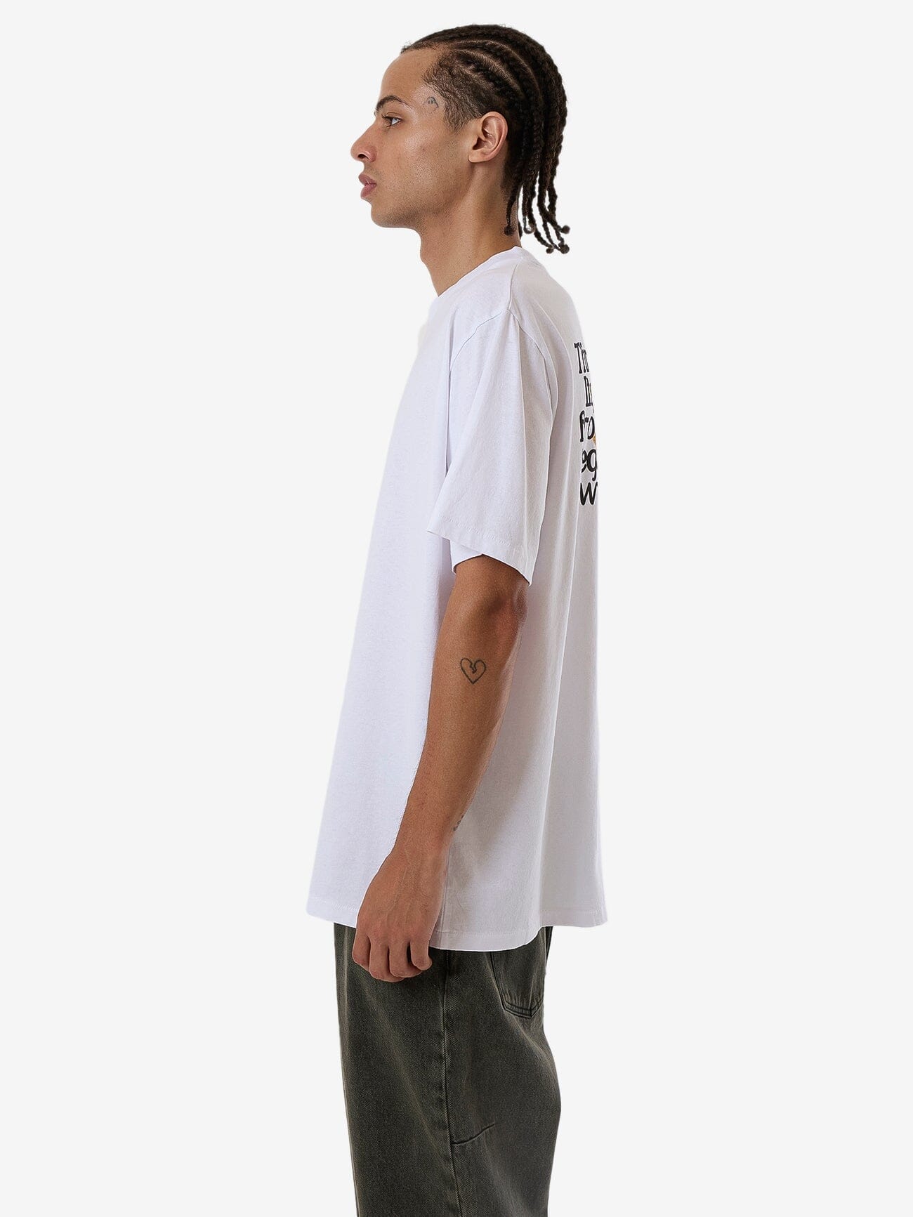 Where We Are Now Merch Fit Tee - White