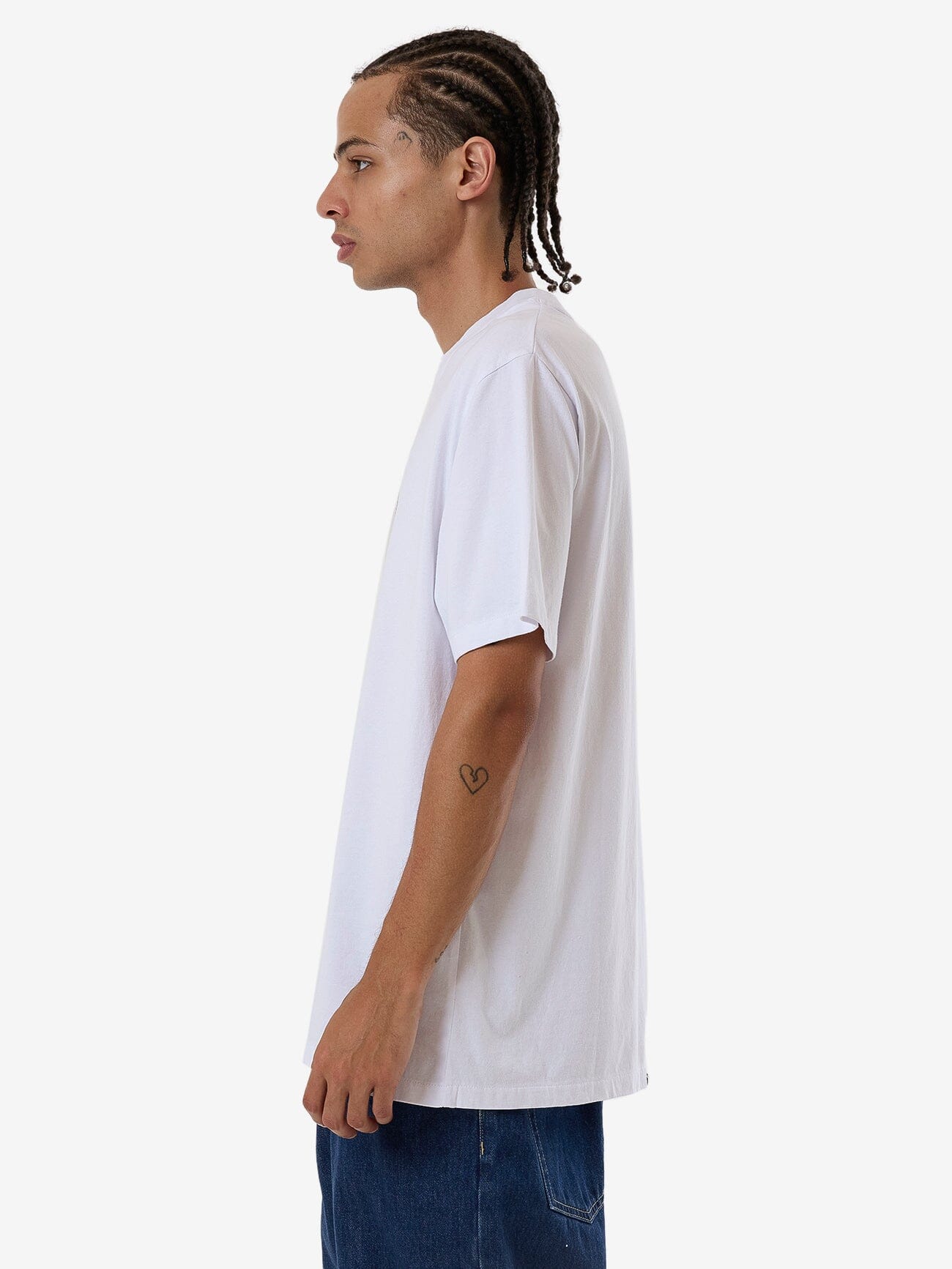 Friendly Service Merch Fit Tee - White XS