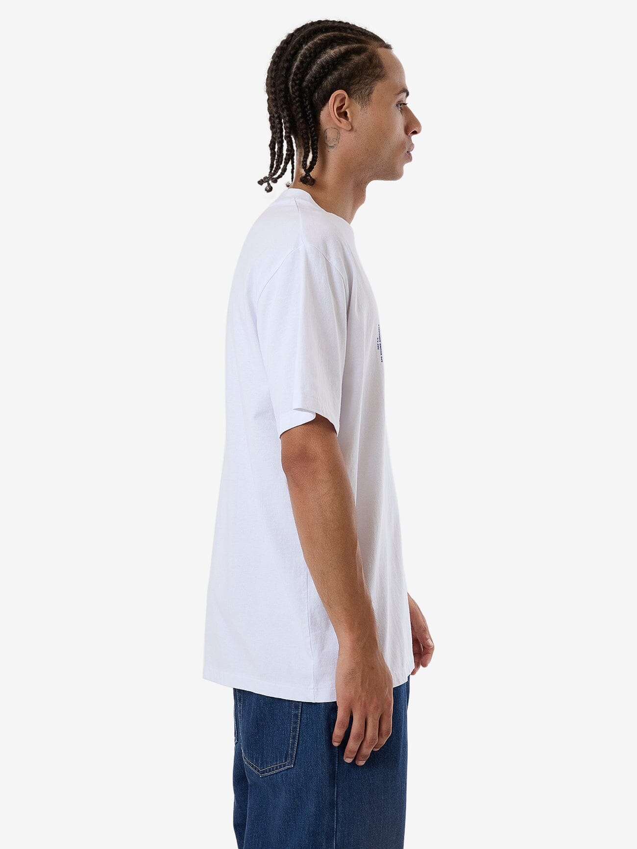 Friendly Service Merch Fit Tee - White XS