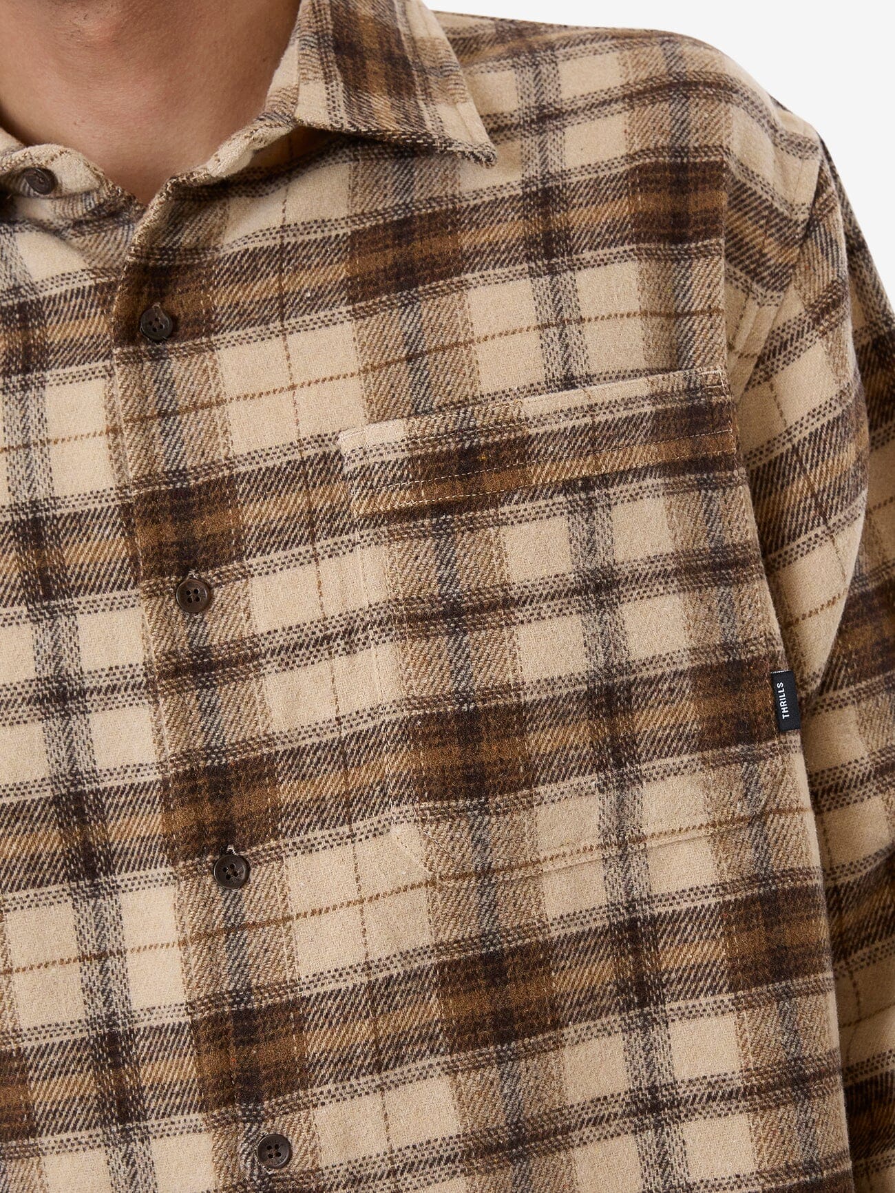 Barrio Flannel Shirt - Wren XS