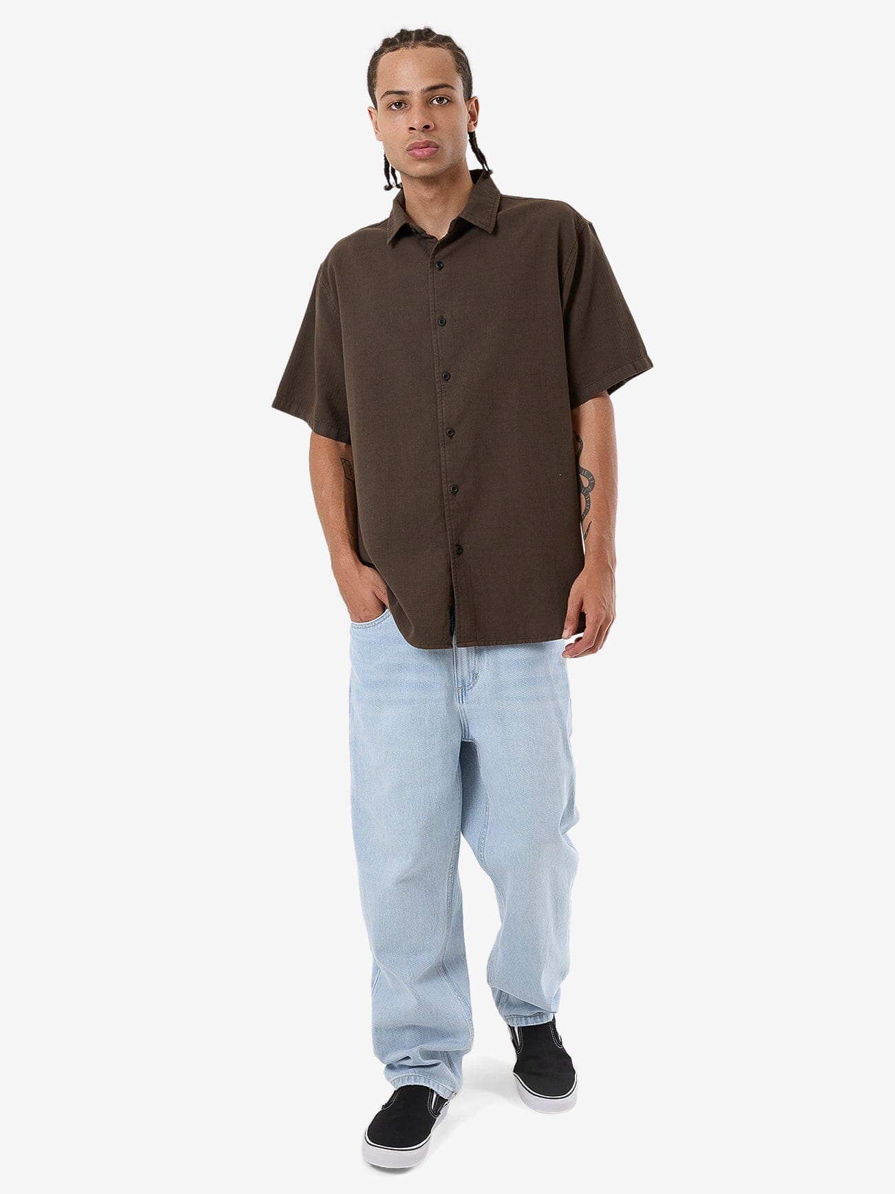 Endless Thrills Short Sleeve Shirt - Tarmac