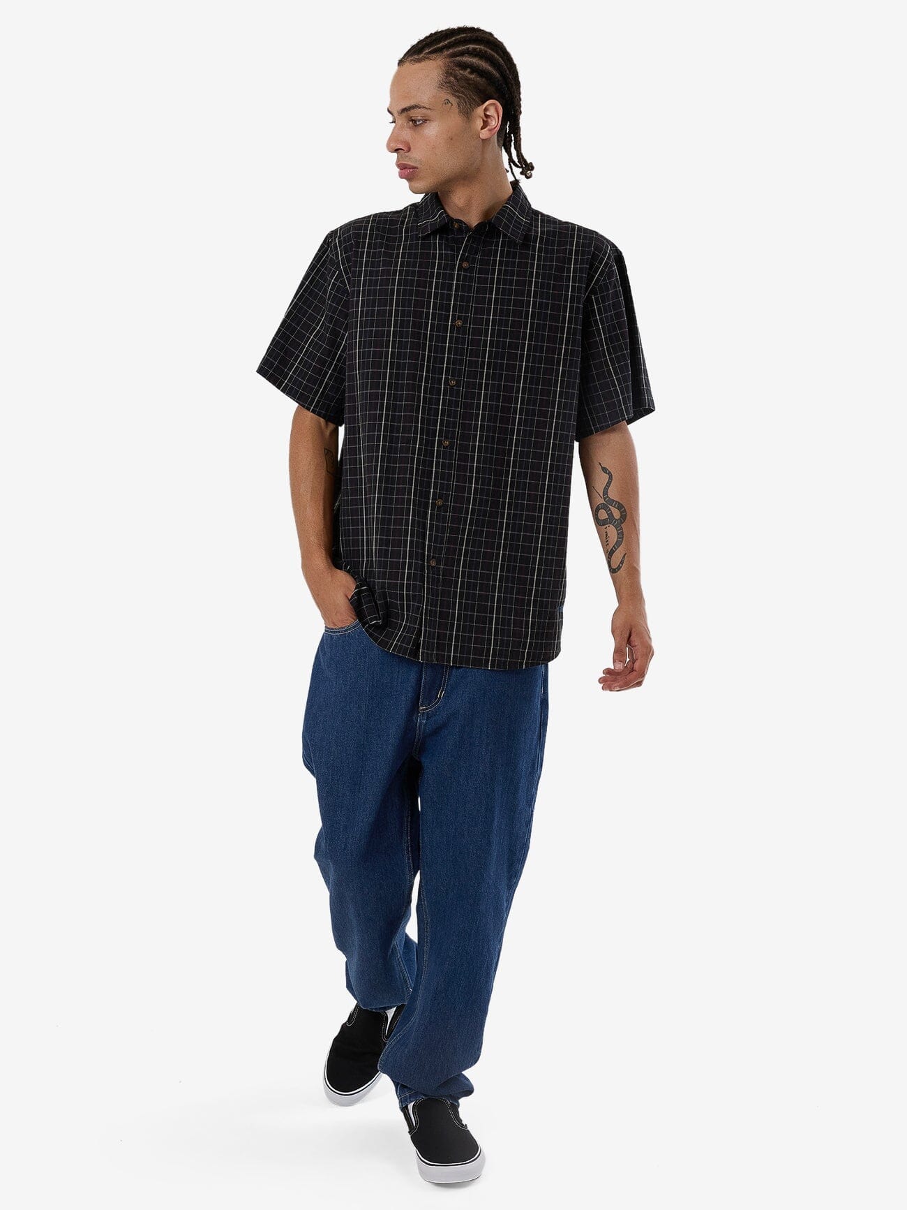 Lockstar Short Sleeve Shirt - Black