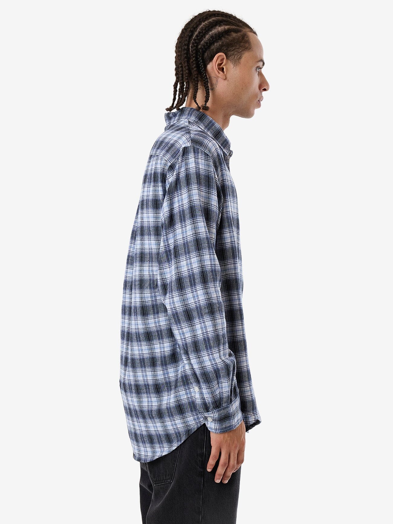 Friendly Service Flannel Long Sleeve Shirt - Iceberg XS