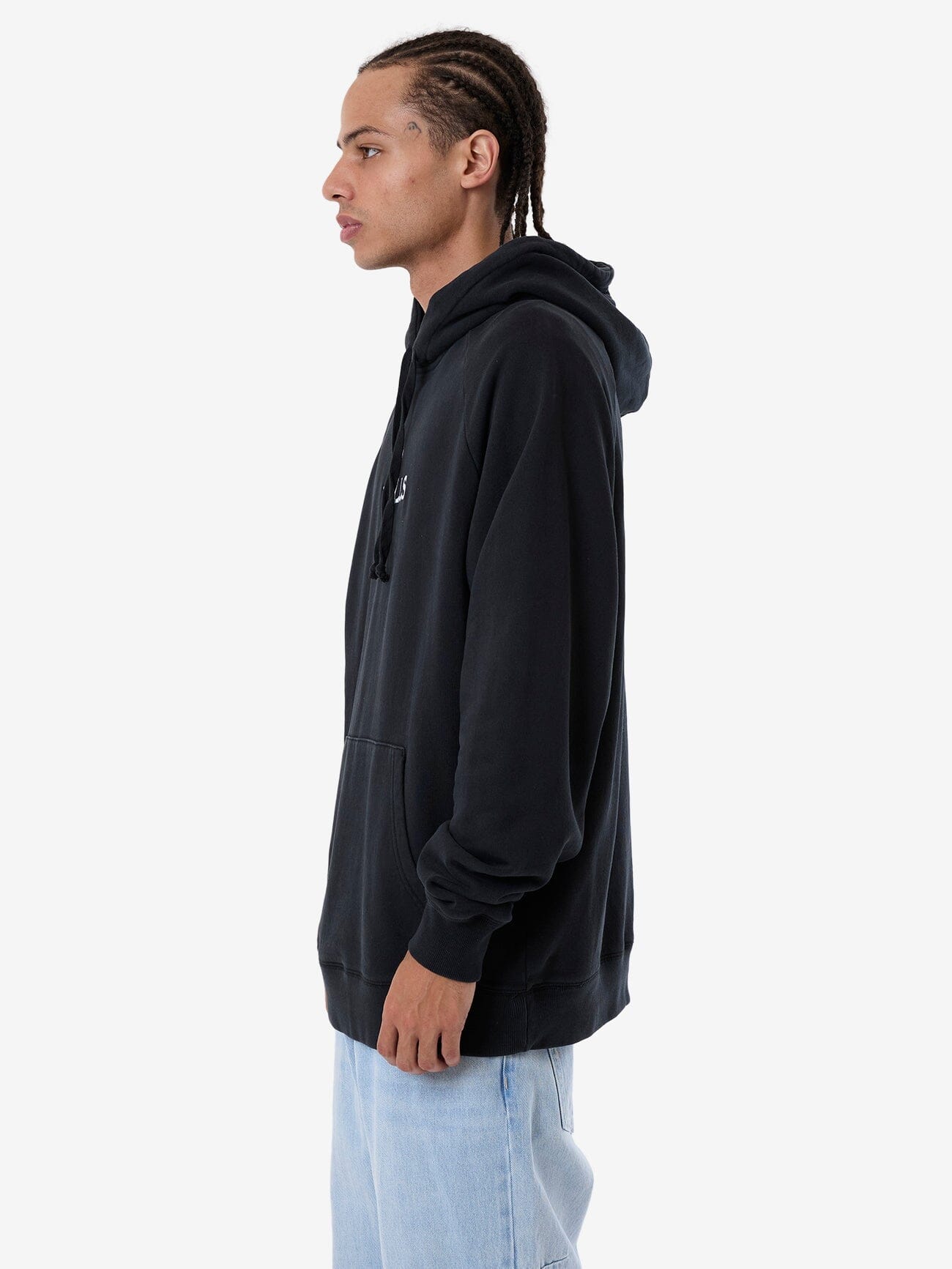 In Bloom Raglan Pull On Hood - Twilight Black