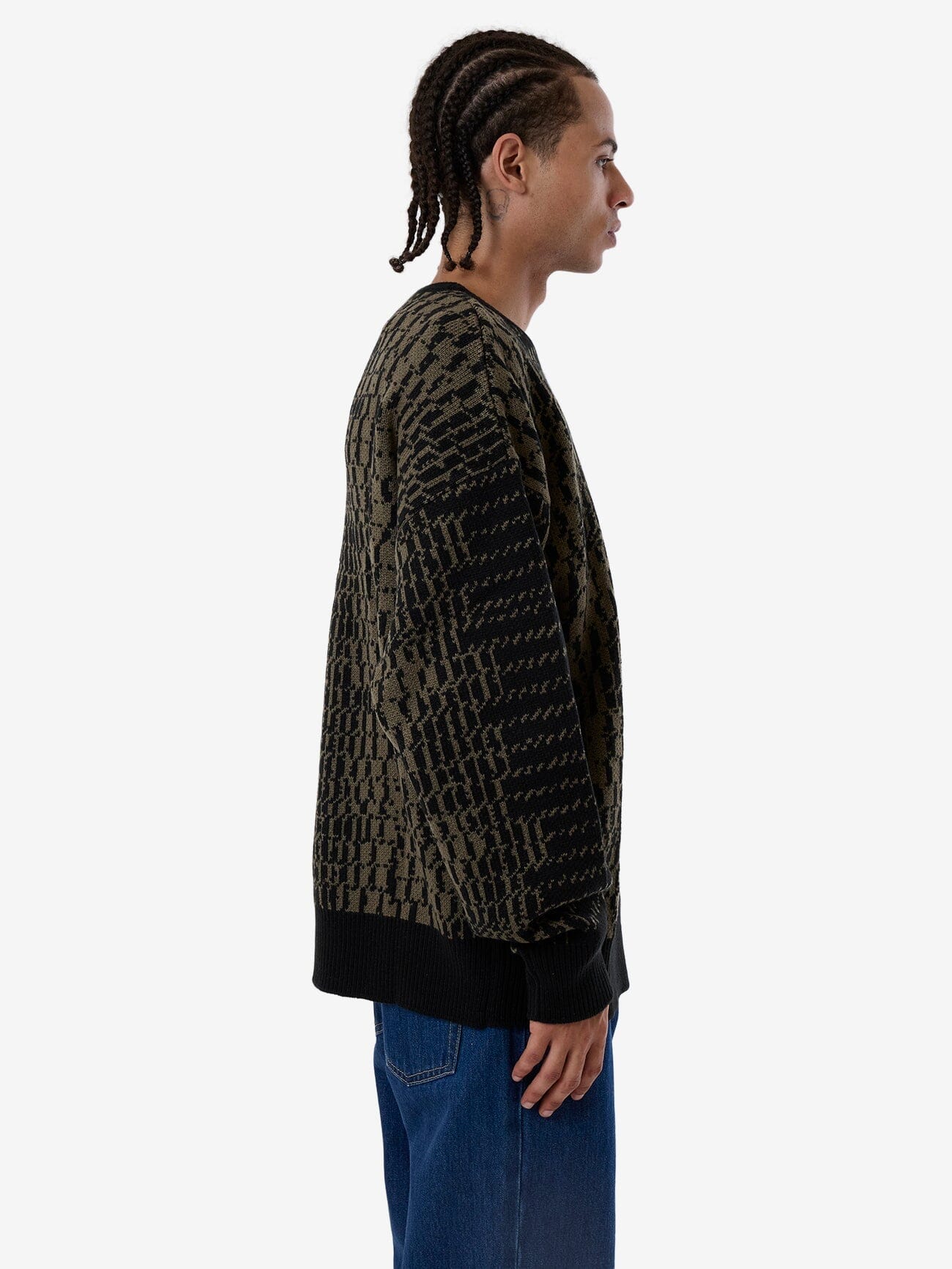 Kitsch Crew Knit - Tarmac