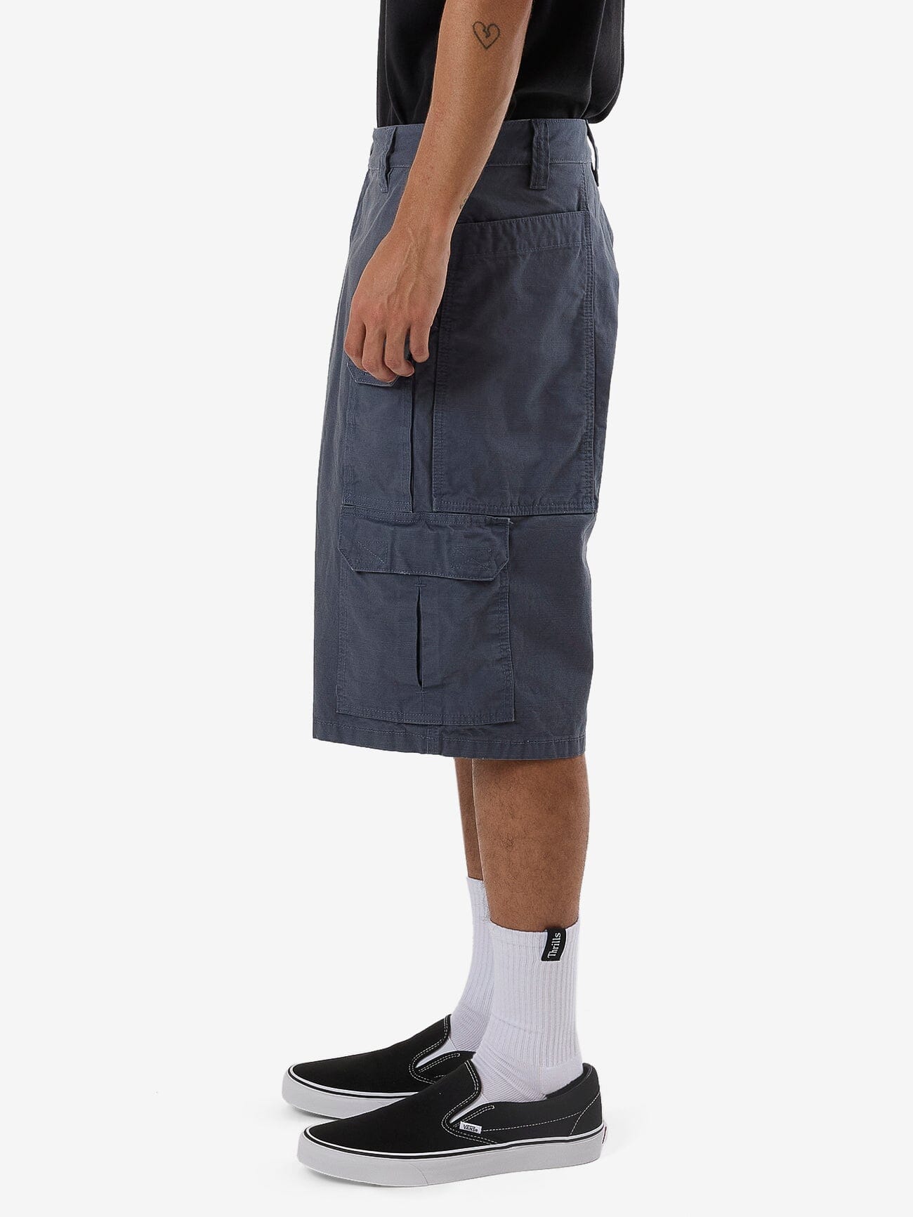 Big Slacker Union Utility Short - Light Petrol