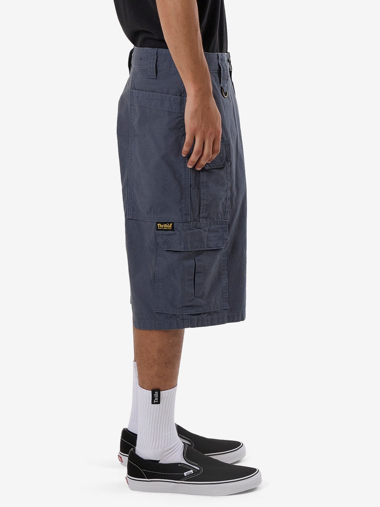 Big Slacker Union Utility Short - Light Petrol