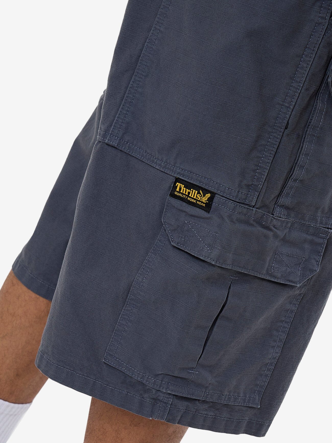 Big Slacker Union Utility Short - Light Petrol