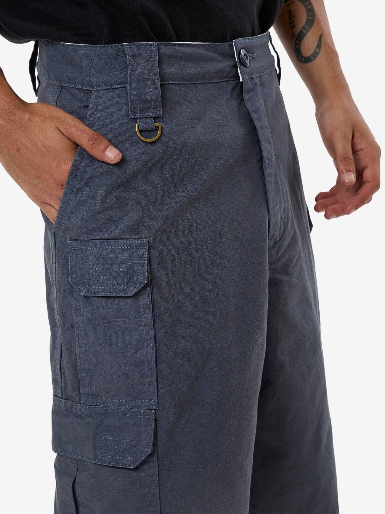 Big Slacker Union Utility Short - Light Petrol