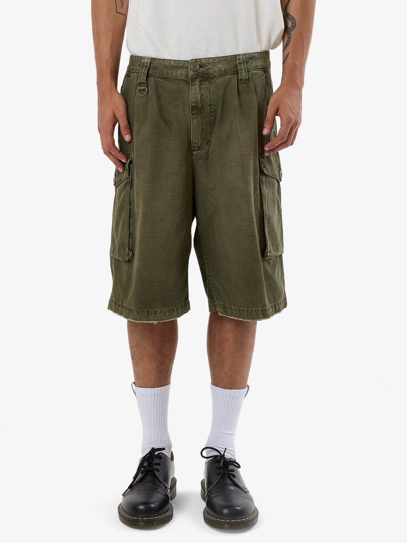 Issued Big Slacker Cargo Short - Grape Leaf