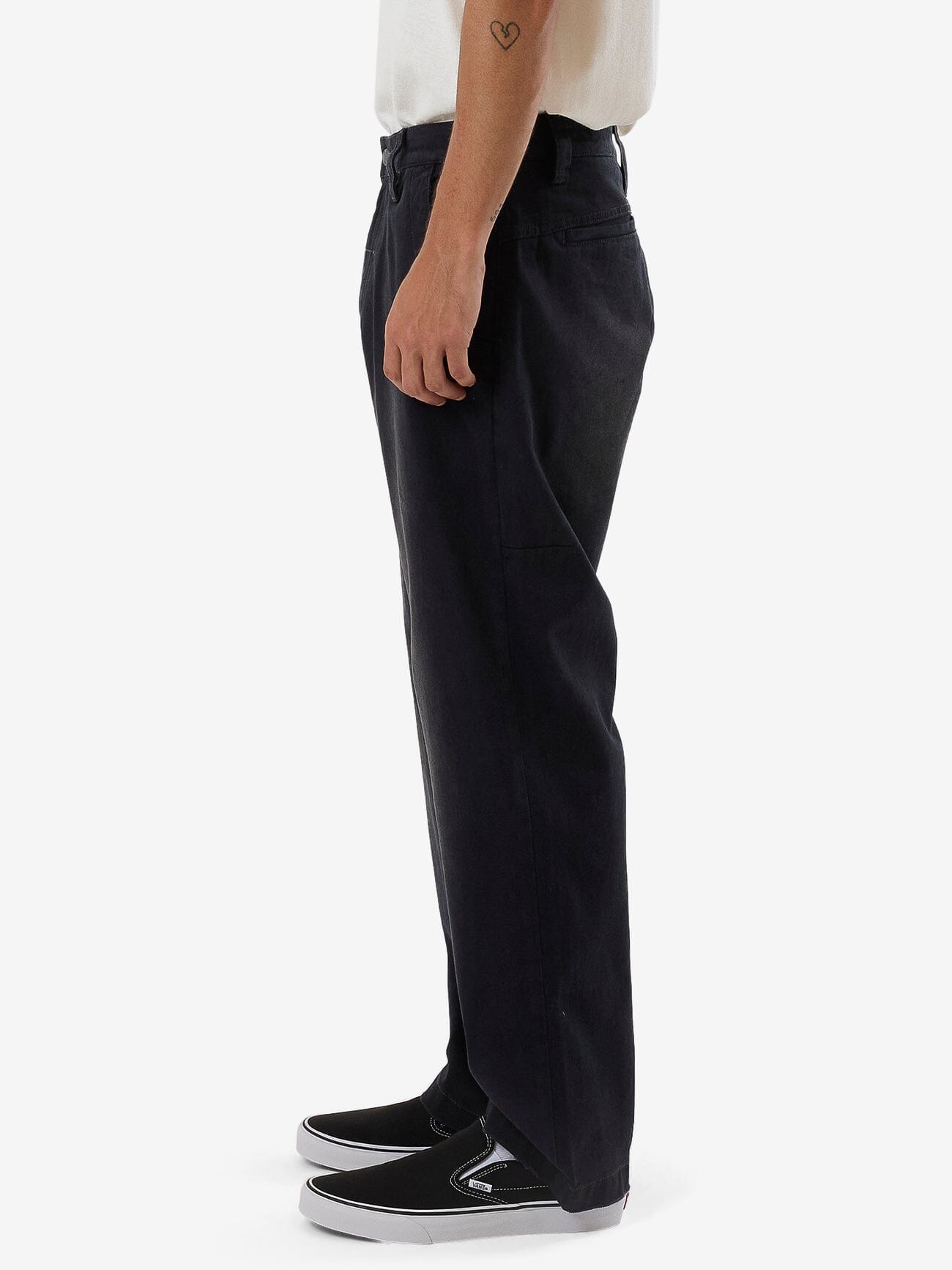 Thrills Union Slacker Work Pant - Washed Black