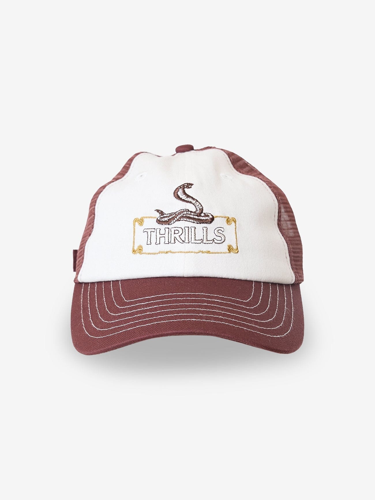 Above It All Trucker Cap - Postal Brown