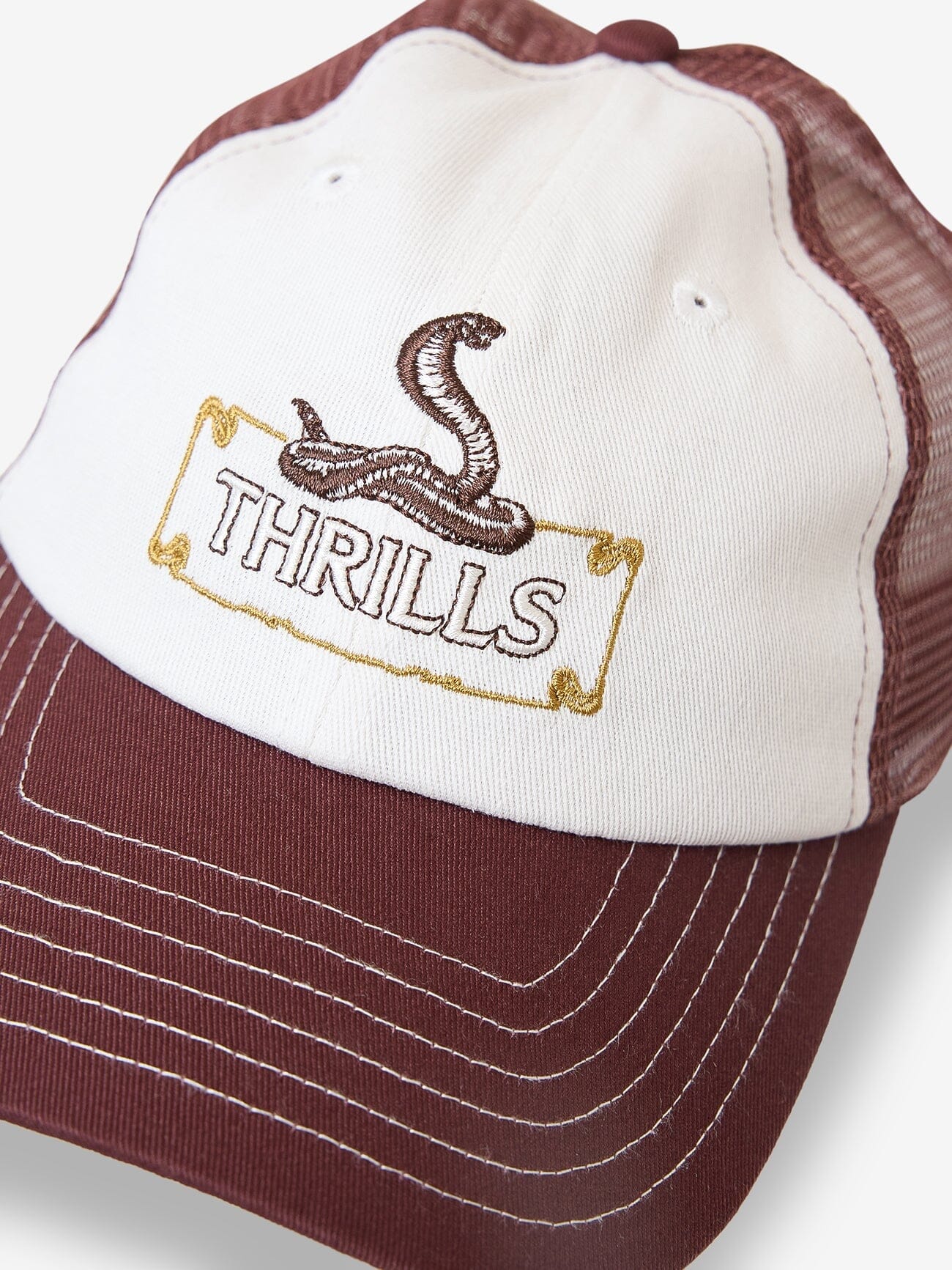 Above It All Trucker Cap - Postal Brown