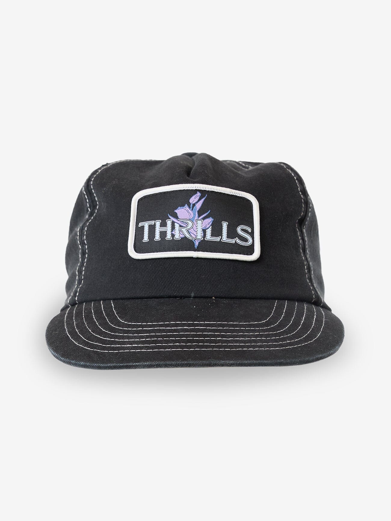 In Bloom 5 Panel Cap - Twilight Black