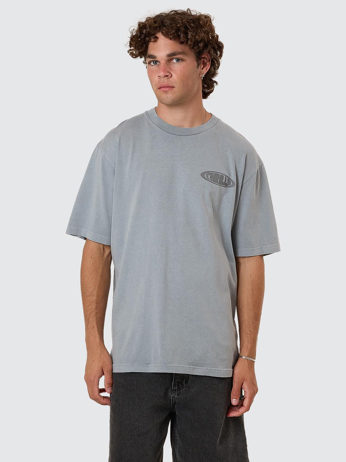 Shadowless Oversize Fit Tee - Smog XS