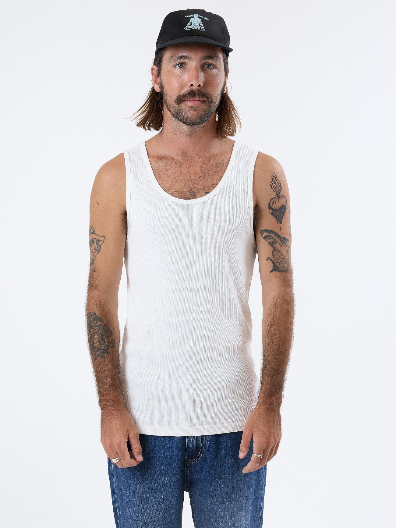 Endless Rib Tank - Dirty White