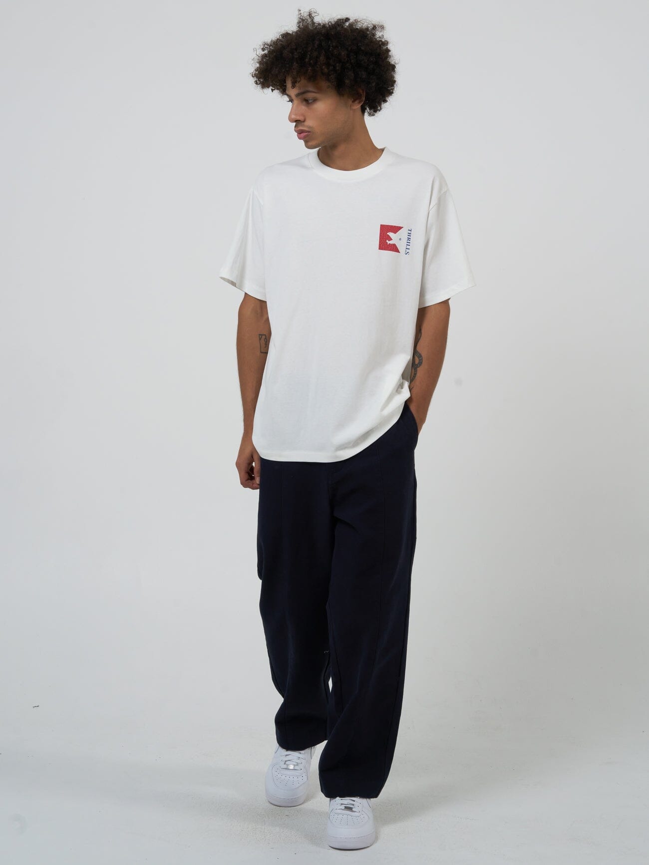 United For All Merch Fit Tee - Dirty White