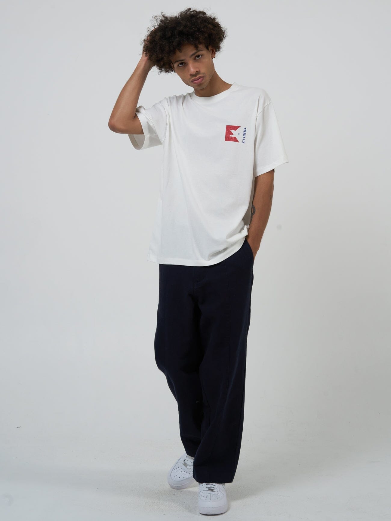 United For All Merch Fit Tee - Dirty White