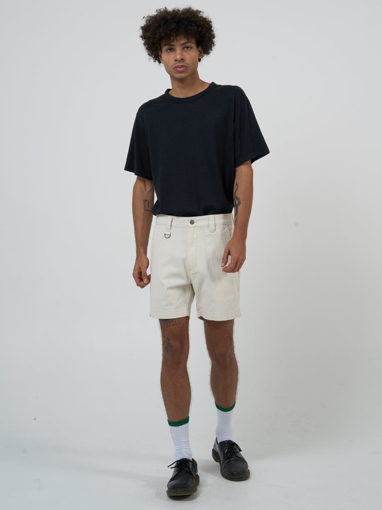 Thrills Union Mandude Work Chino Short - Heritage White