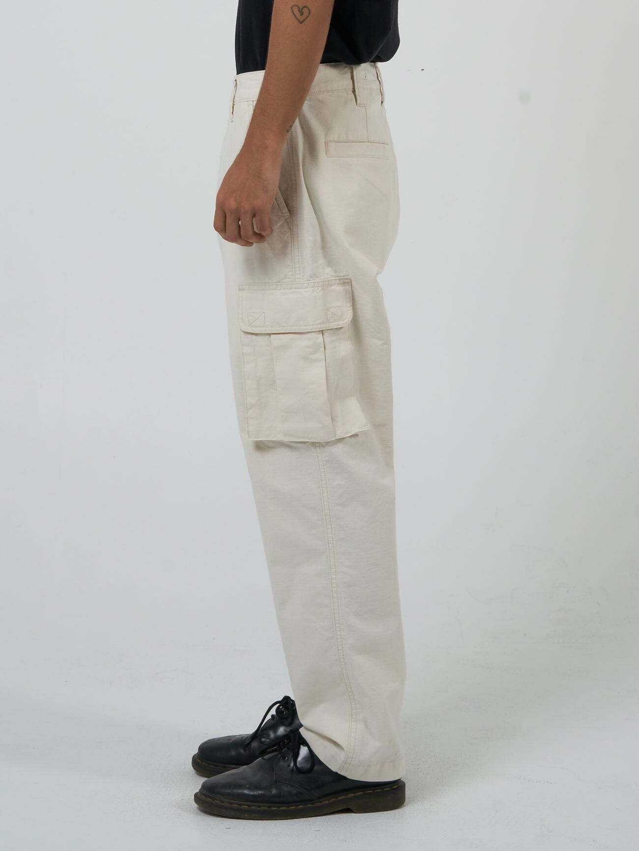 Slacker Union Cargo Pant - Heritage White