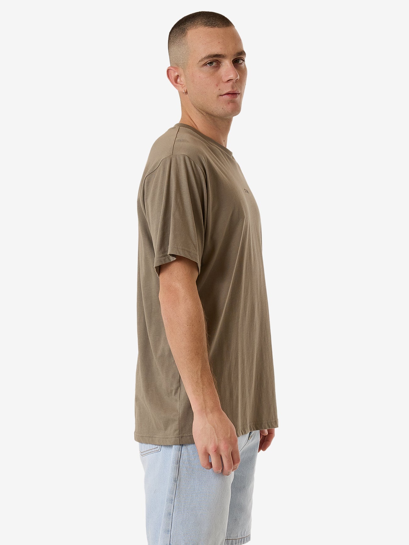 Minimal Thrills Merch Fit Tee - Brindle XS