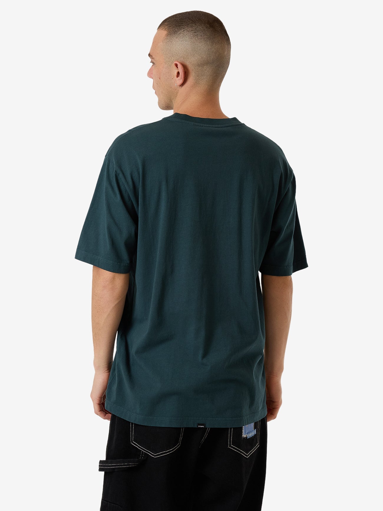 Reverb Oversize Fit Tee - Jasper Green XS