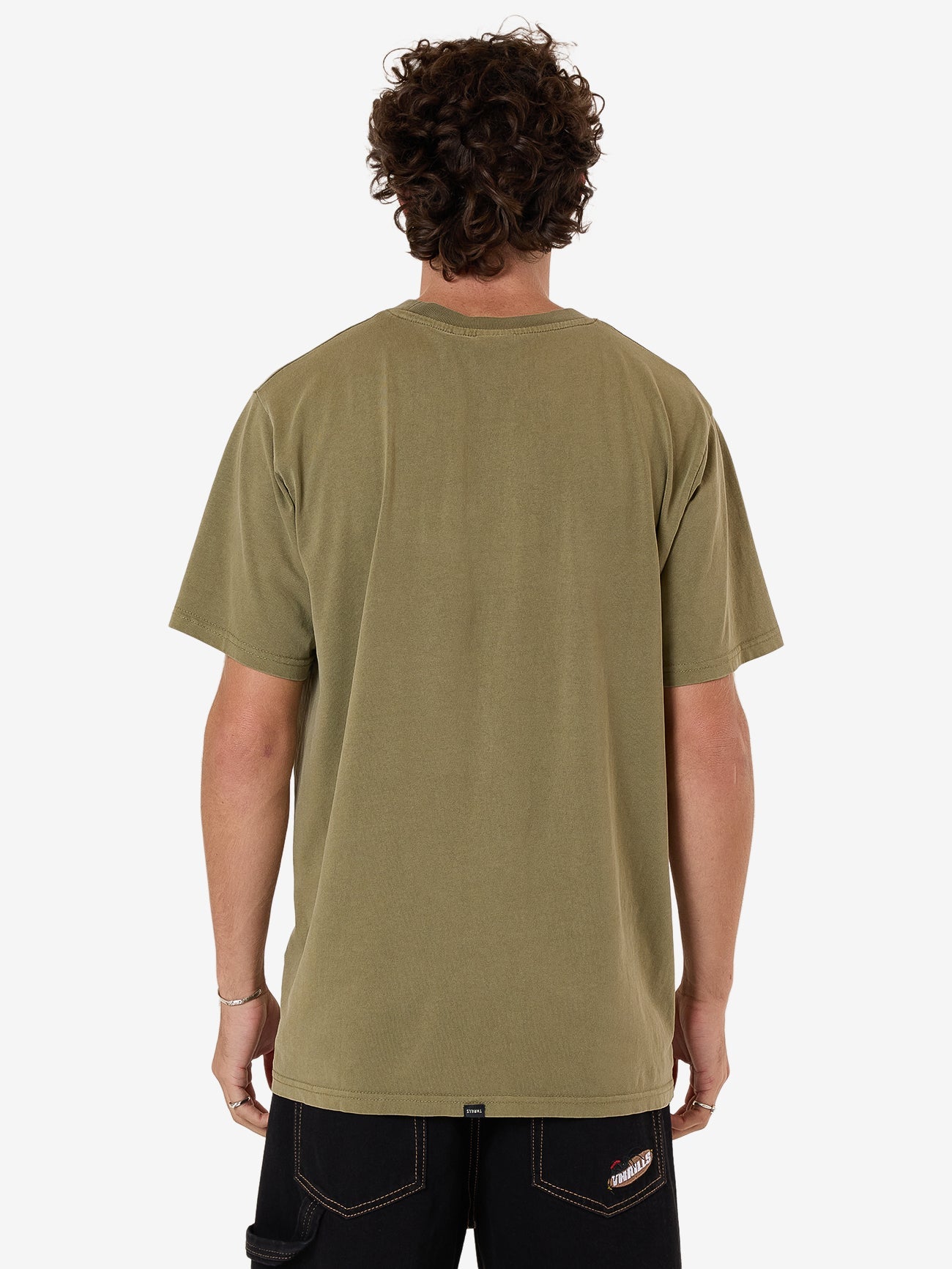 Emblem Merch Fit Tee - Olive