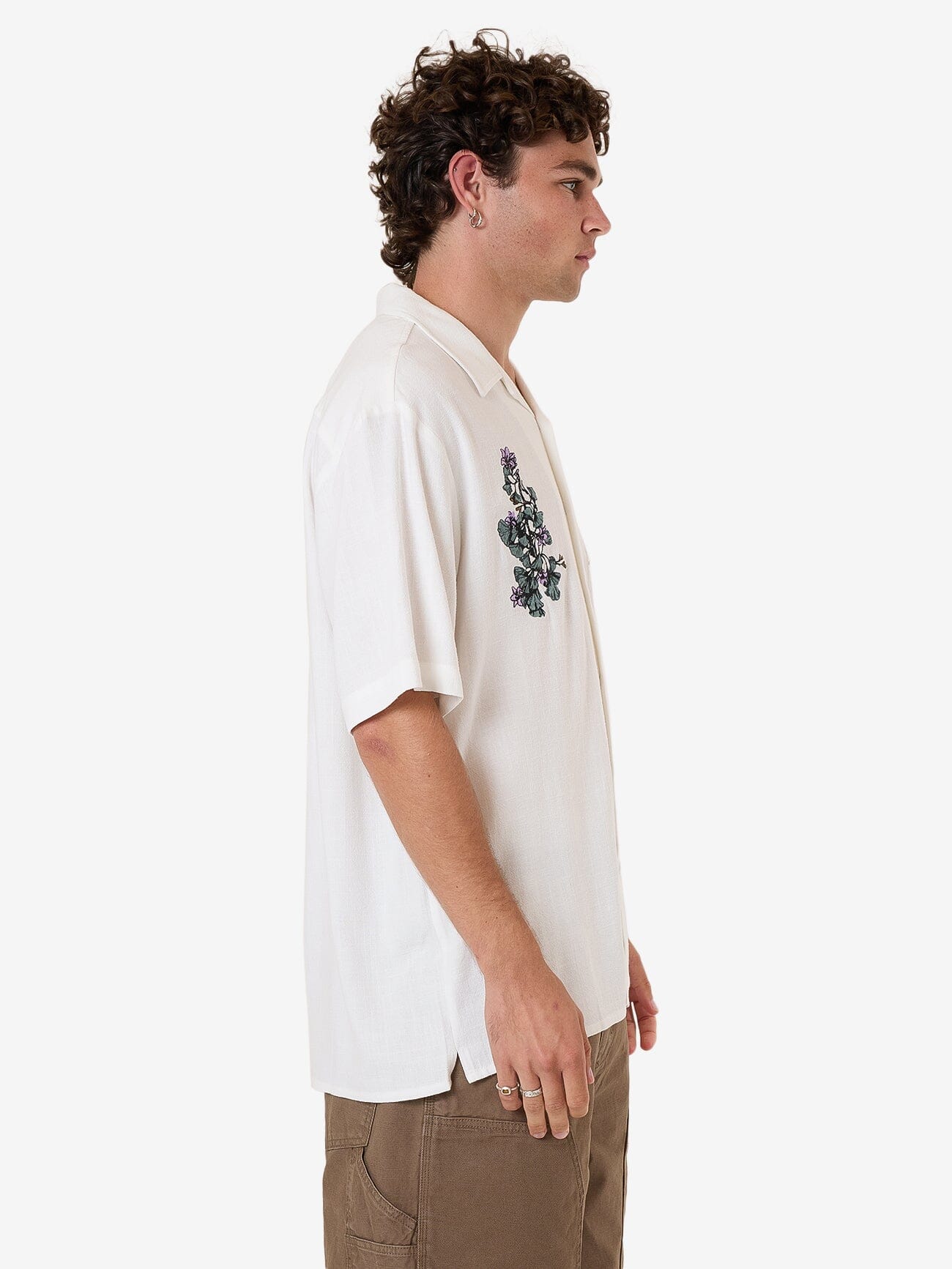 New Growth Bowling Shirt - Heritage White