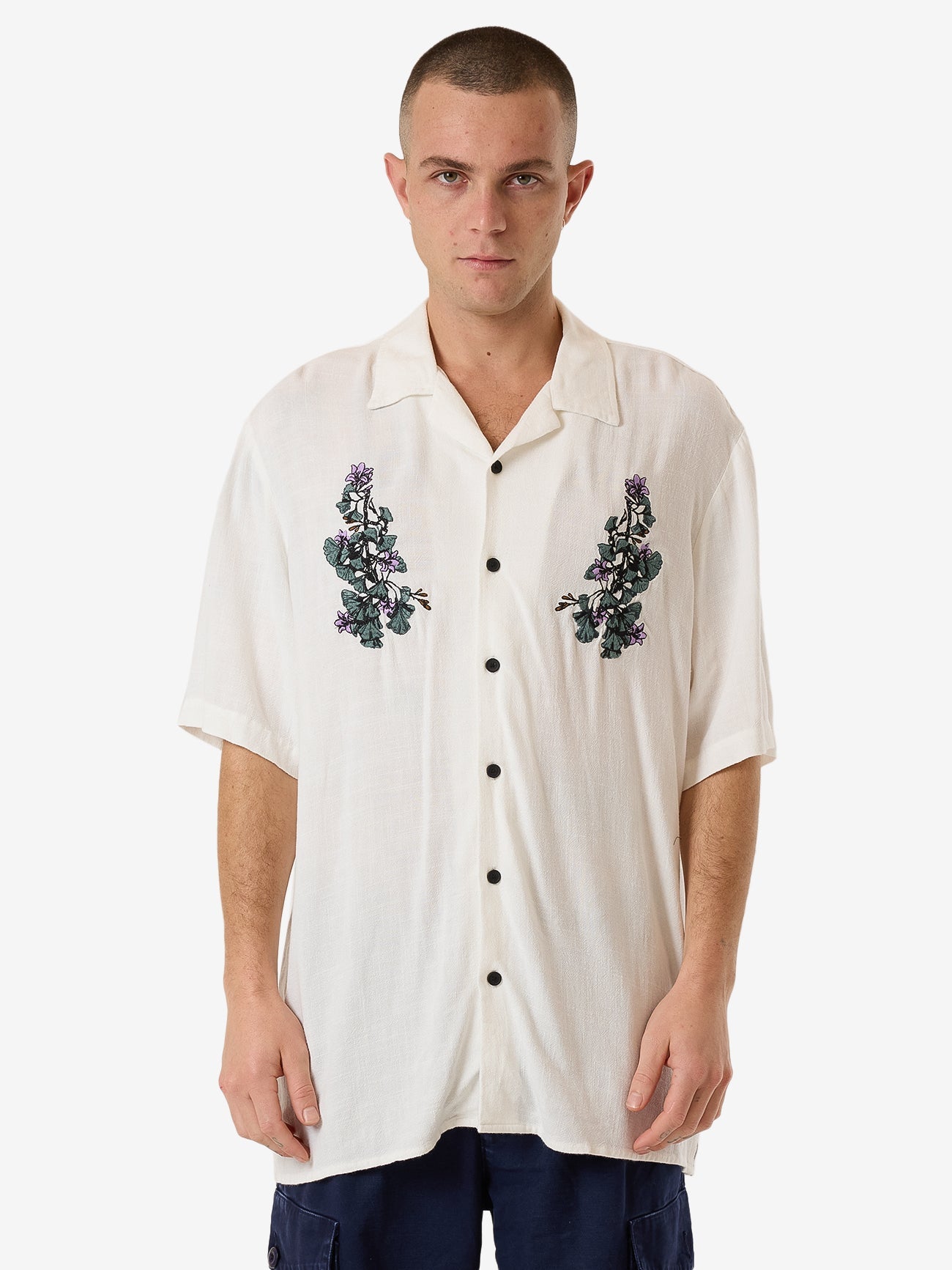 New Growth Bowling Shirt - Heritage White XS