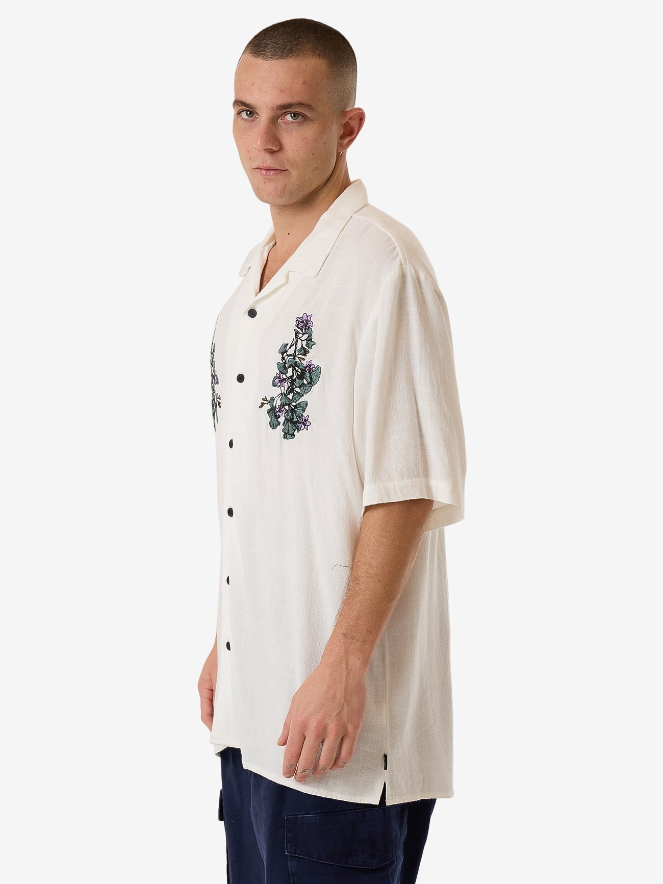 New Growth Bowling Shirt - Heritage White XS