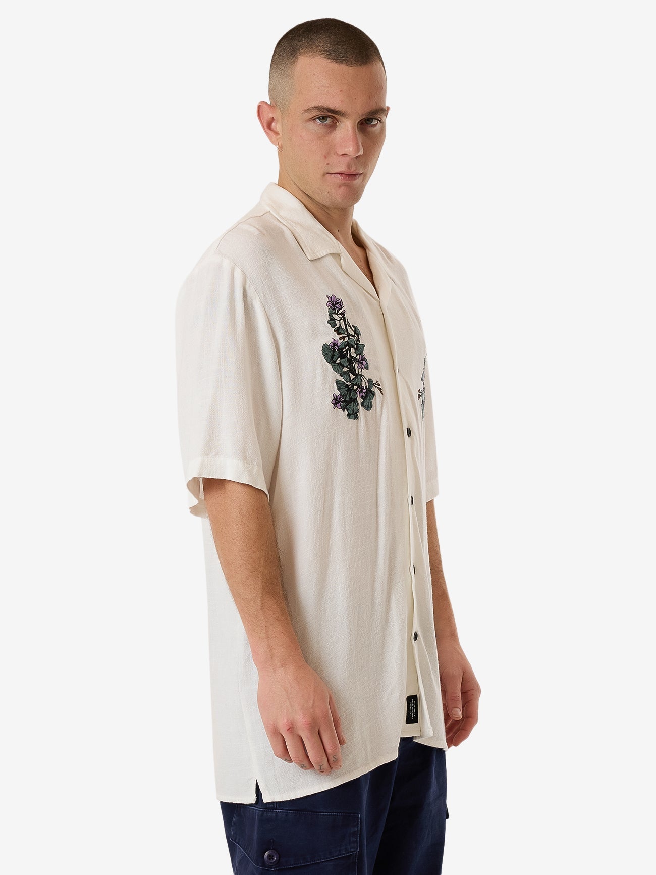 New Growth Bowling Shirt - Heritage White XS