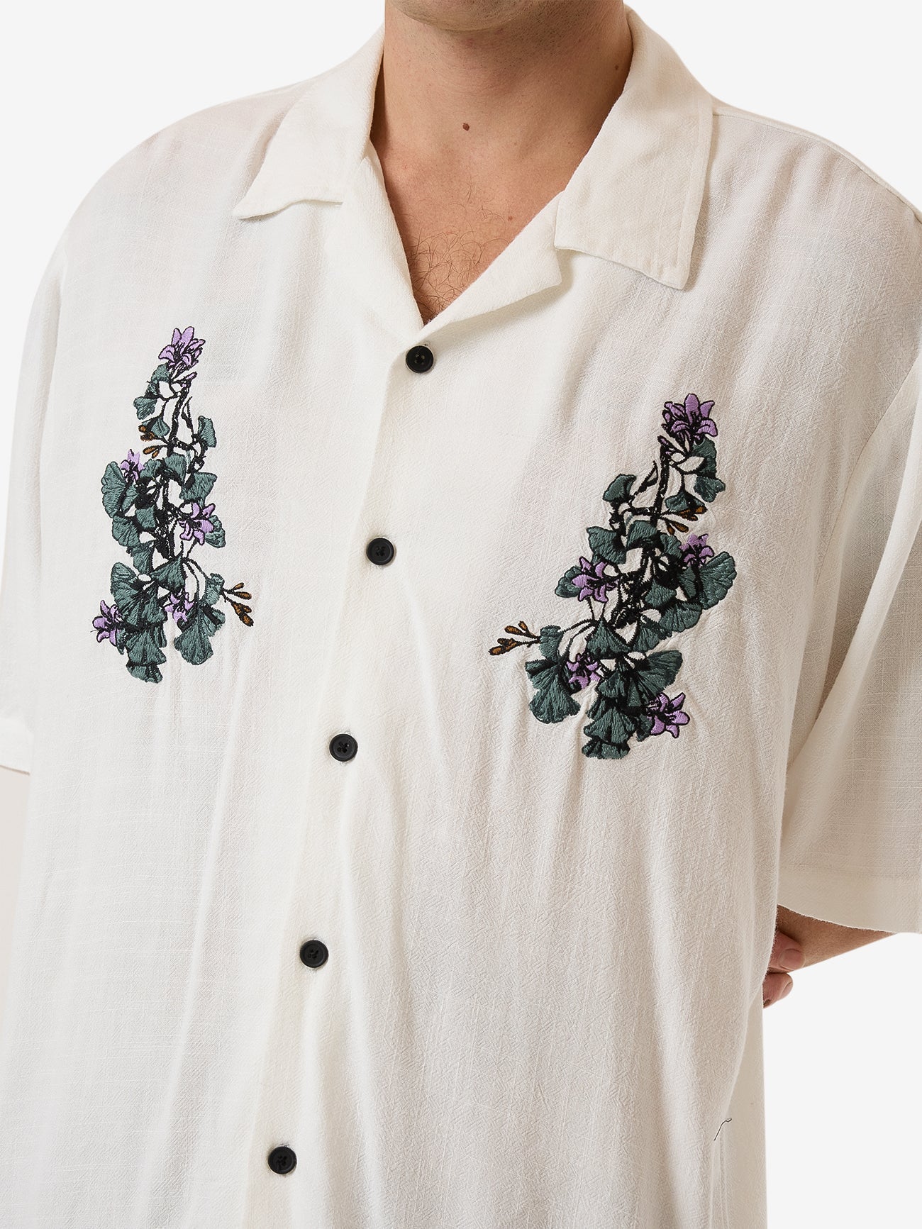 New Growth Bowling Shirt - Heritage White XS