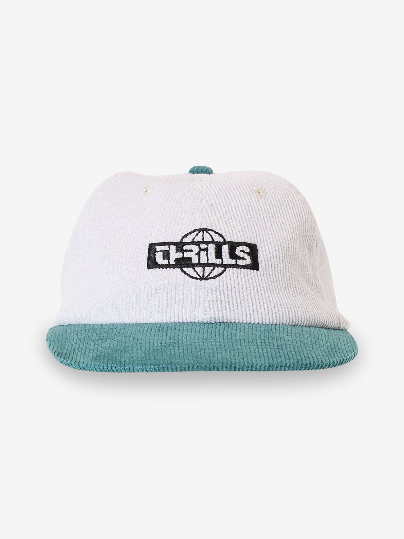 Reverb 6 Panel Cap - White - Jasper Green