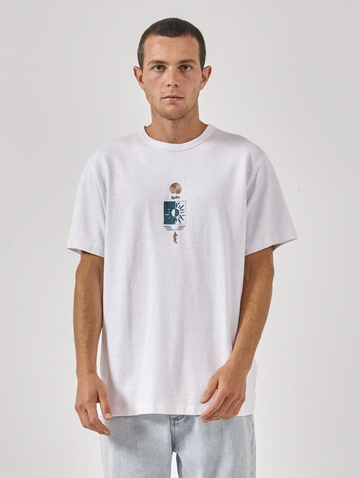 Hemp Existencial Merch Fit Tee - Lucent White