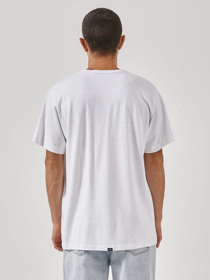 Hemp Existencial Merch Fit Tee - Lucent White