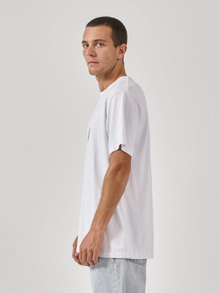 Hemp Existencial Merch Fit Tee - Lucent White