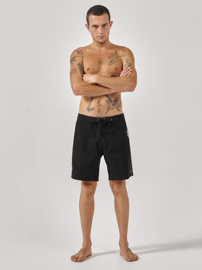 Enigma Boardshort - Washed Black