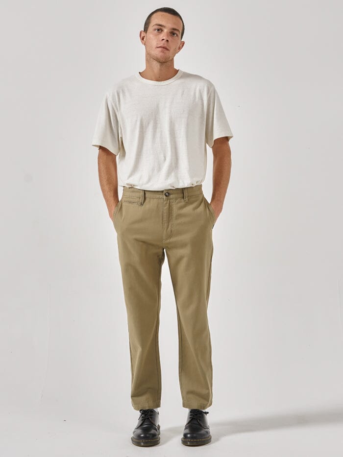 Minimal Thrills Work Chino - Aloe