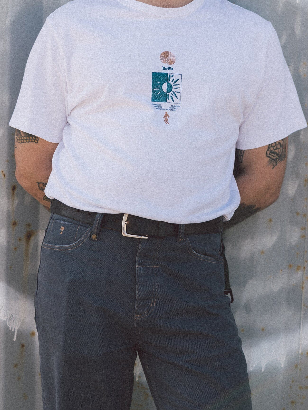 Ruby2smooth Merch Hemp Existencial Merch Fit Tee - Lucent White | Thrills Co. | Thrills ...