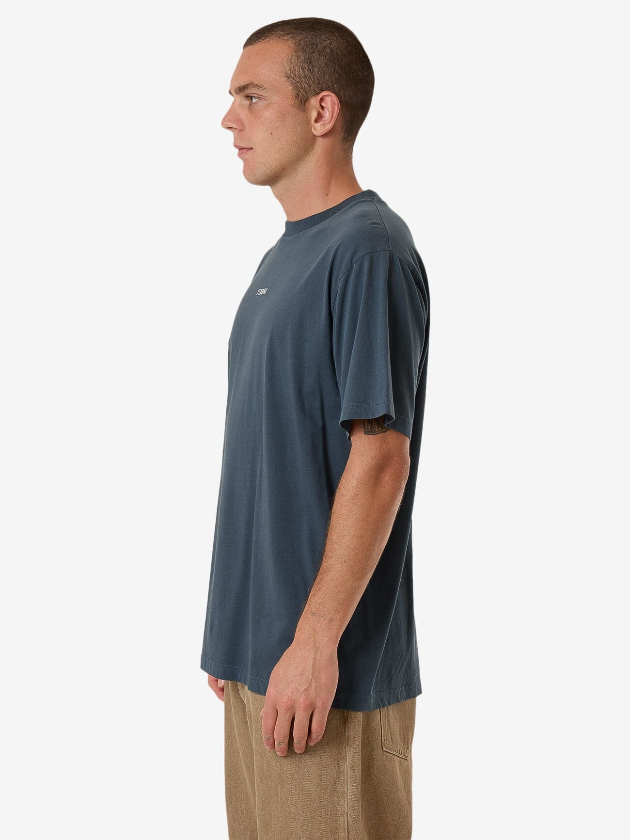 Minimal Thrills Merch Fit Tee - Dark Slate XS