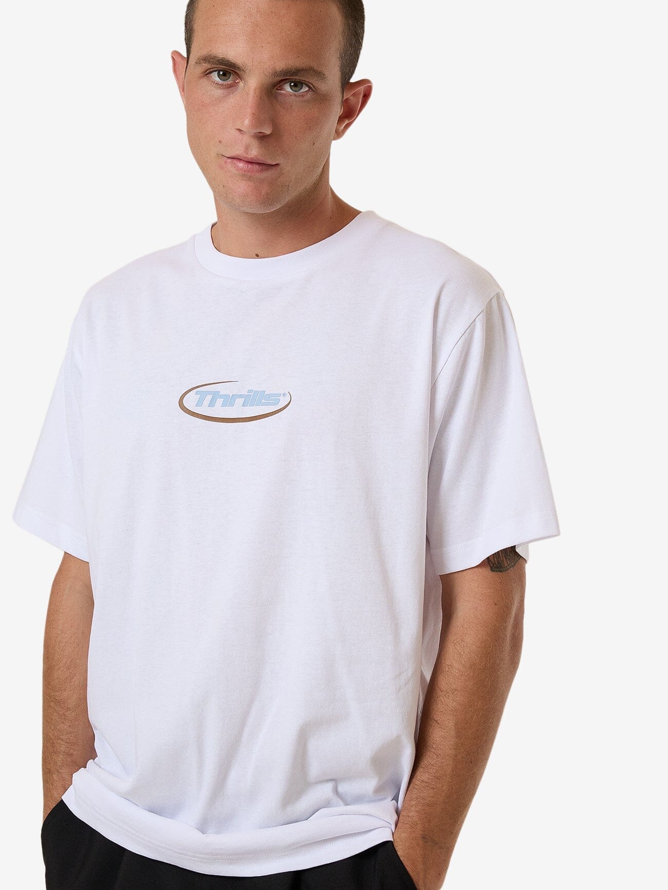 Pharm Merch Fit Tee - White XS